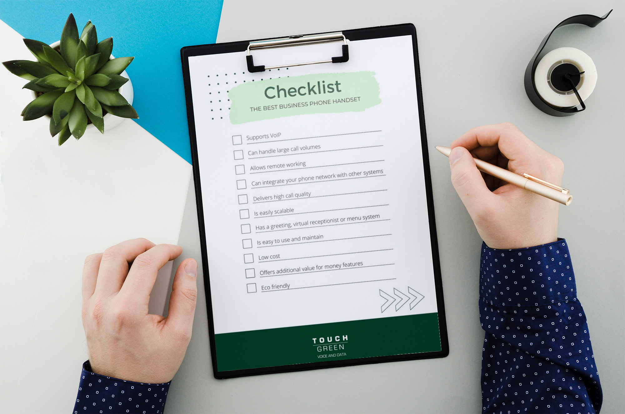 Checklist: the best business phone handset - Touch Green
